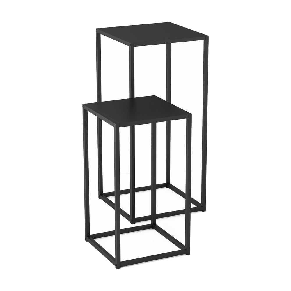 Sidebord Åseral 2-delt sæt søjleform i forskellige farver [en.casa] - premiumXL