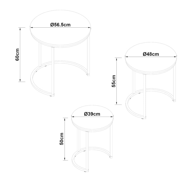 Målskitse Sættekasse Ulricehamn 3 dele [en.casa]