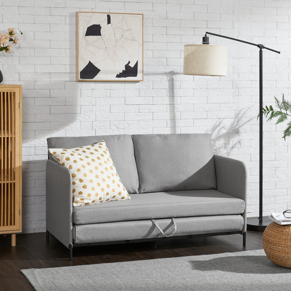 Sovesofa Soini med liggefunktion i forskellige farver [en.casa] - premiumXL