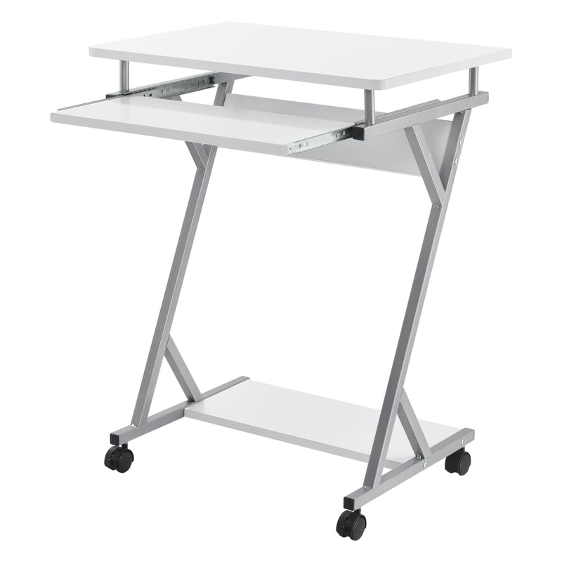 Målskitse [en.casa]® Computerbord - Laptopbord med hjul - 60x40x75cm - i forskellige farver