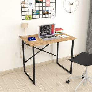 Skrivebord Tjeldsund 74x90x60 cm i forskellige farver [en.casa] - premiumXL