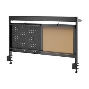 Virvik clamp-on desk organiser 117x73 cm stål [en.casa]