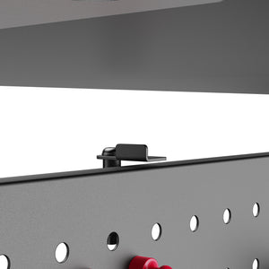 Virvik clamp-on desk organiser 117x73 cm stål [en.casa]