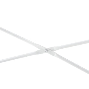 [en.casa]® Skrivebord Königstein - 120x60x72cm - understel af metal - i forskellige farver