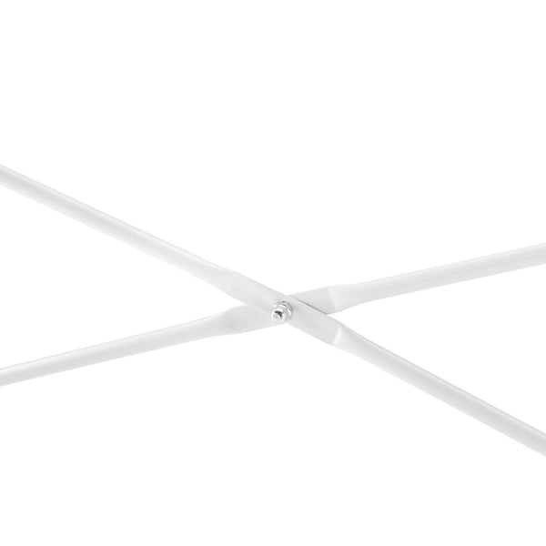 [en.casa]® Skrivebord Königstein - 120x60x72cm - understel af metal - i forskellige farver