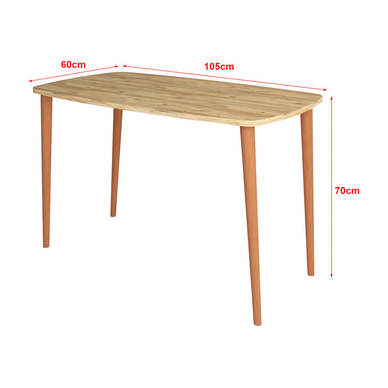Målskitse Skrivebord Kongsberg 70x105x60cm i forskellige farver farver [en.casa]