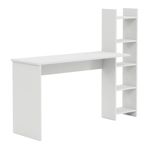 Escritorio con estantería lateral Chagtuniejle 150x45x120 cm [en.casa]