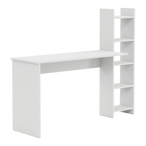 Escritorio con estantería lateral Chagtuniejle 150x45x120 cm [en.casa]