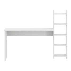 Escritorio con estantería lateral Chagtuniejle 150x45x120 cm [en.casa]