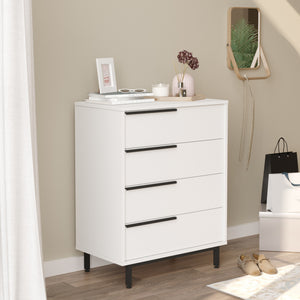 Kommode Vesanto 95x75x45 cm 4 skuffer [en.casa]