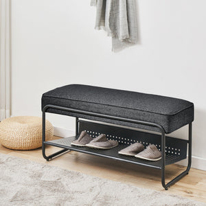 Skobænk Lillehammer 90x37x42 cm [en.casa]