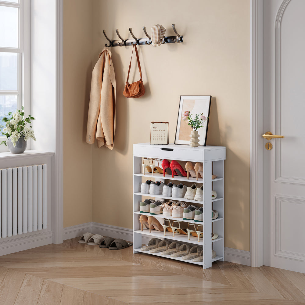 Skostativ Boppeelo 94x75x30 cm [en.casa]