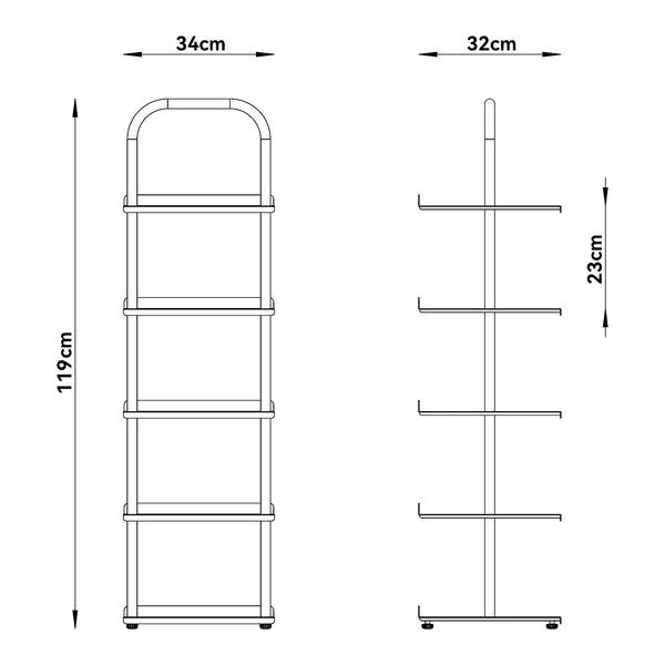 Zapatero Poytya acero [en.casa]