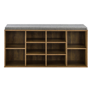 [en.casa]® Skohylde/Skoskab/Bænk med hylder for sko - 103x30x48cm - i forskellige farver