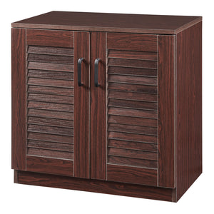 Skoskab Løten 63x36x62 cm Wenge [en.casa]