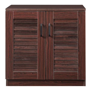 Skoskab Løten 63x36x62 cm Wenge [en.casa]