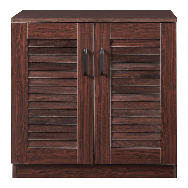 Skoskab Løten 63x36x62 cm Wenge [en.casa]