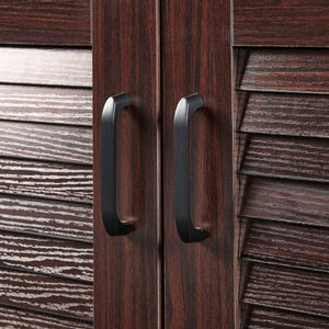 Skoskab Løten 63x36x62 cm Wenge [en.casa]