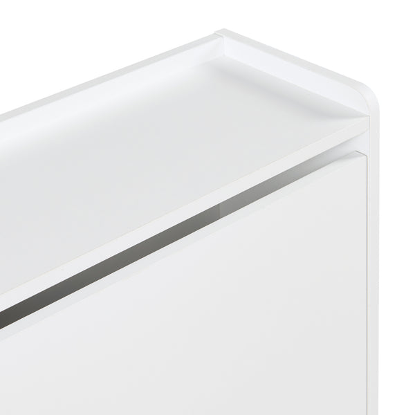Skoskab Ylitornio 91,5x100x19 cm Hvid [en.casa]