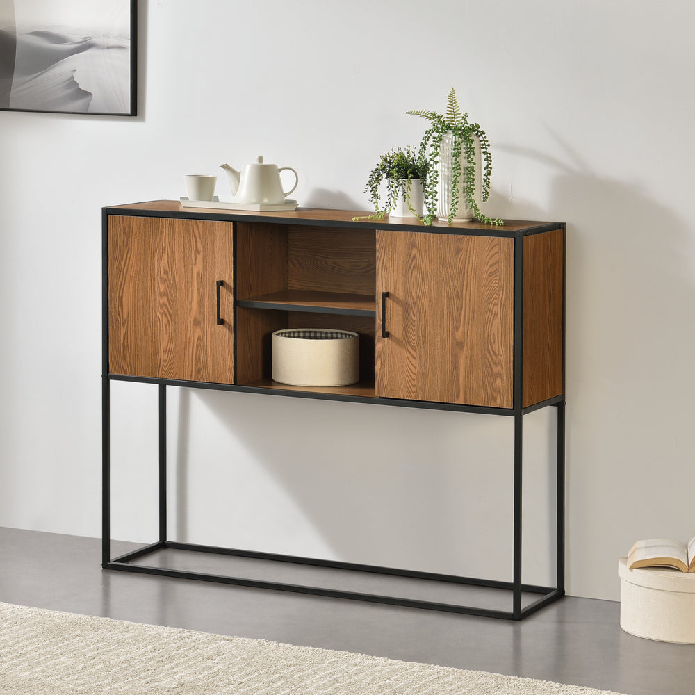 Sideboard Motala med hylde og skabslåger i forskellige farver [en.casa] - premiumXL