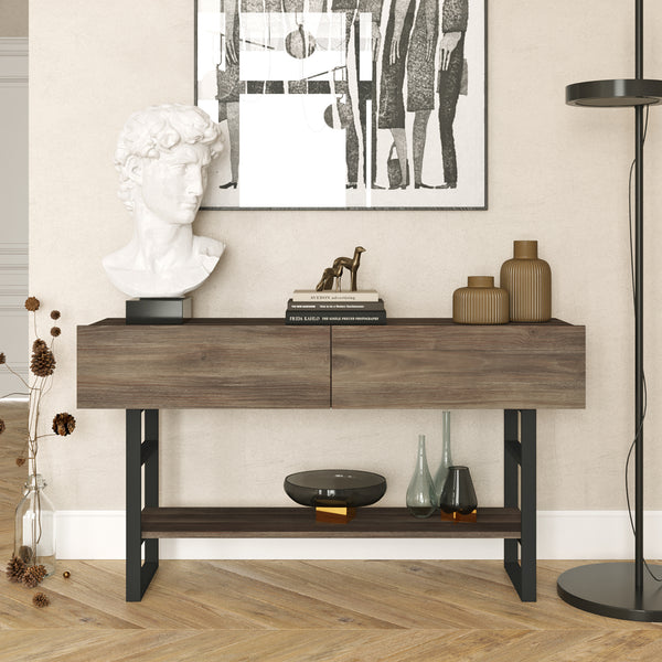 Konsolbord Lappeenranta 139x43x76cm i forskellige farver. farver [en.casa]