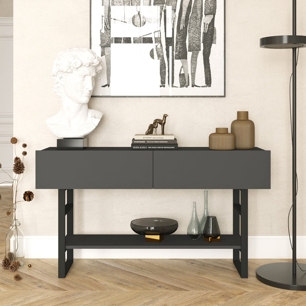 Konsolbord Lappeenranta 139x43x76cm i forskellige farver [en.casa] - premiumXL