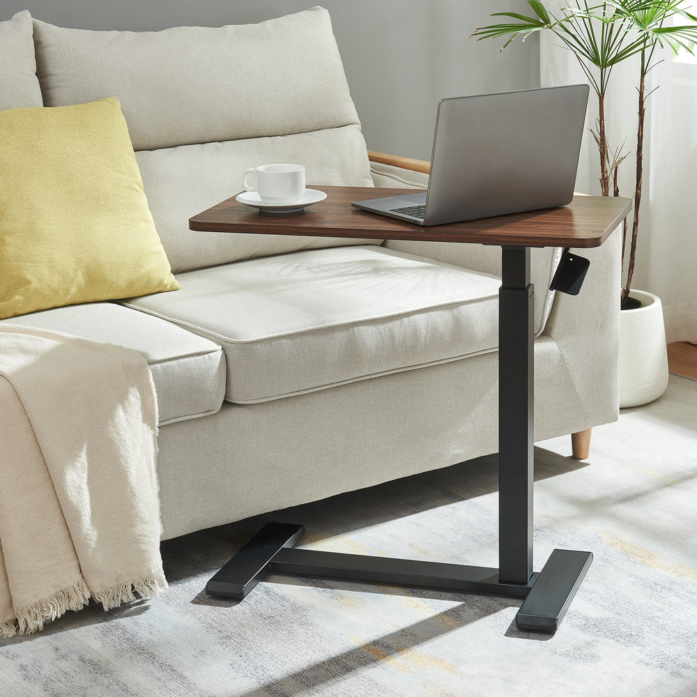 Mesa para ordenador portátil forma C Klirg 68x36x66-92 cm [en.casa]