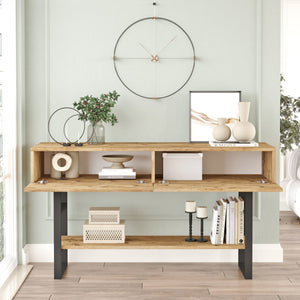 Konsolbord Lappeenranta 139x43x76cm i forskellige farver. farver [en.casa]