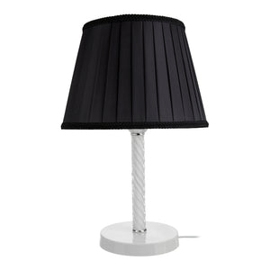 Kilbride bordlampe E27 metal glas tekstil i forskellige farver [lux.pro]