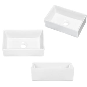 Newport håndvask med håndvask på bordplade [en.casa]