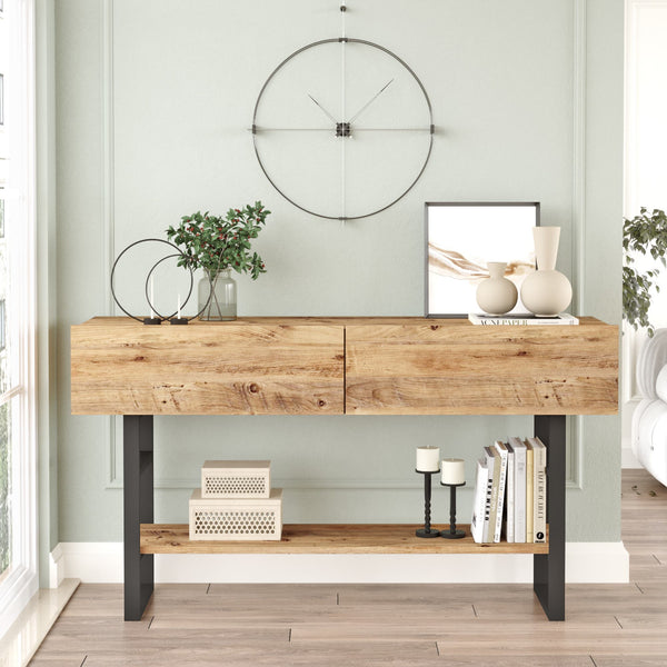 Konsolbord Lappeenranta 139x43x76cm i forskellige farver. farver [en.casa]