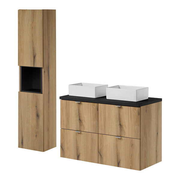 Newport håndvask med håndvask på bordplade [en.casa]