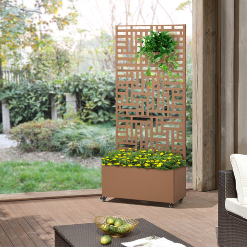 Bernalda-skillevæg med blomsterkasse [casa.pro].