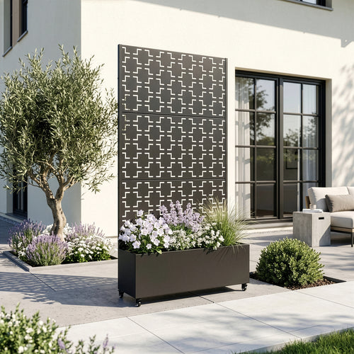 Skillevæg Aaskis med blomsterkasse [casa.pro]