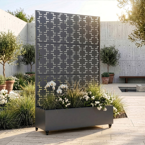Skillevæg Aaskis med blomsterkasse [casa.pro]