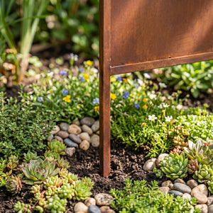 Havestik Irsina 2 stk. sæt 160x50 cm cortenstål rustfinish [casa.pro]