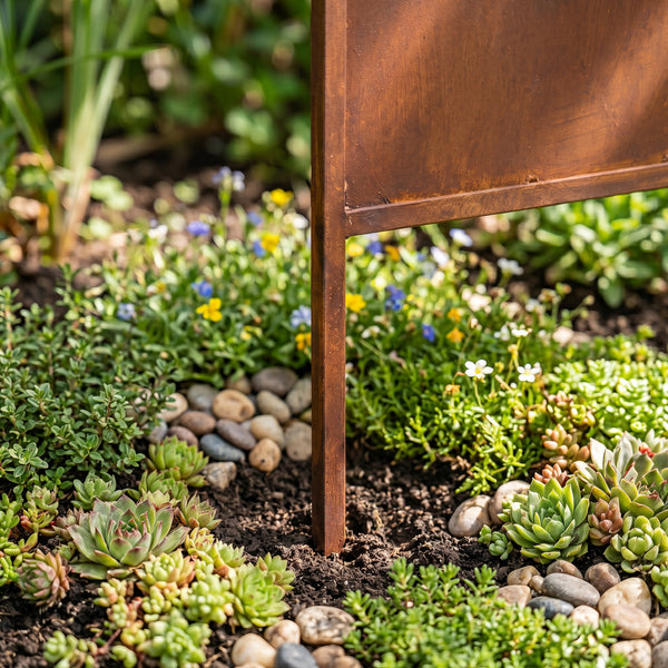 Havestik Irsina 2 stk. sæt 160x50 cm cortenstål rustfinish [casa.pro]