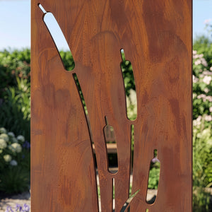 Havepinde Irsina 2 stk. sæt 160x50 cm cortenstål rustfinish [casa.pro]