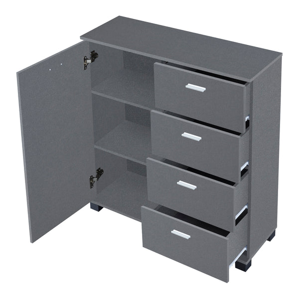 Skænk Döbritz 84x80x28 cm [en.casa].