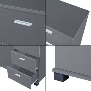 Skænk Döbritz 84x80x28 cm [en.casa].