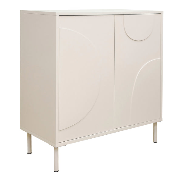 Aparador Holea con 2 puertas MDF 75x70x34 cm - [en.casa]