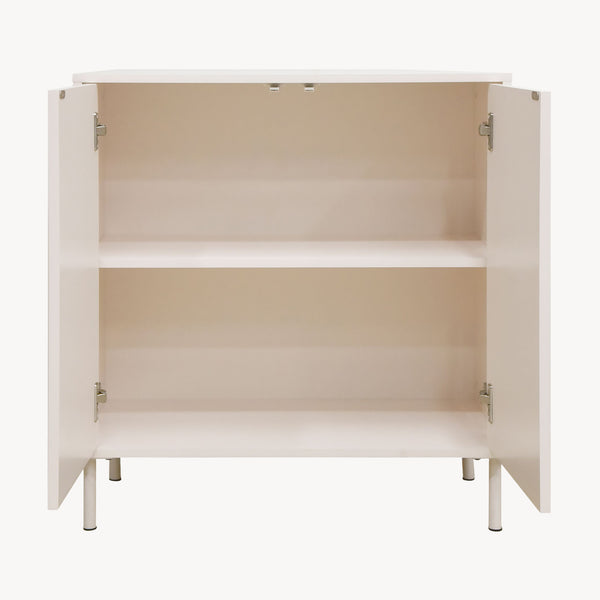 Aparador Holea con 2 puertas MDF 75x70x34 cm - [en.casa]