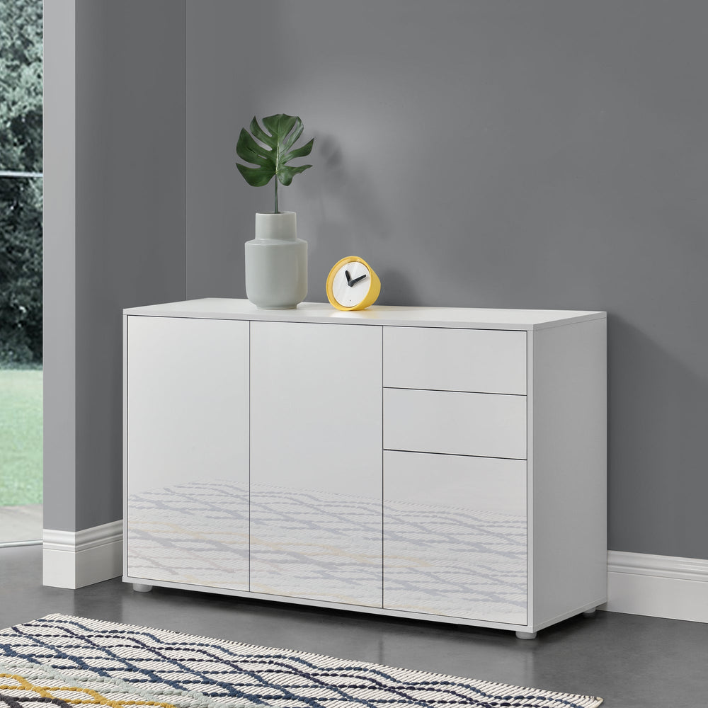 Sideboard Paarl 74x117x36 cm i forskellige farver en.casa - premiumXL