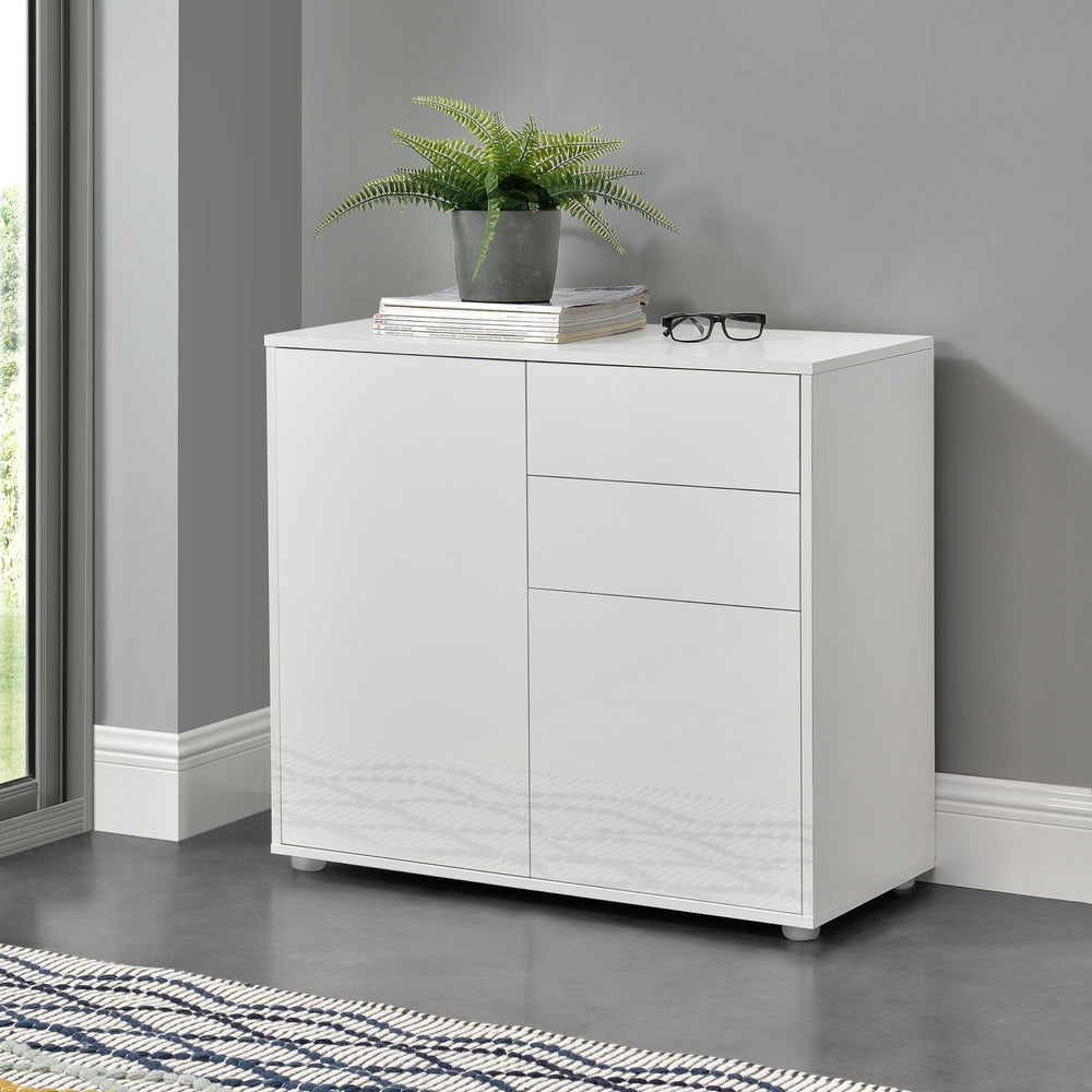 Sideboard Paarl 74x79x36 cm i forsk. farver [en.casa] - premiumXL