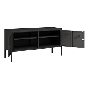 Sideboard Pyhtää 118x40x60cm stål [en.casa]
