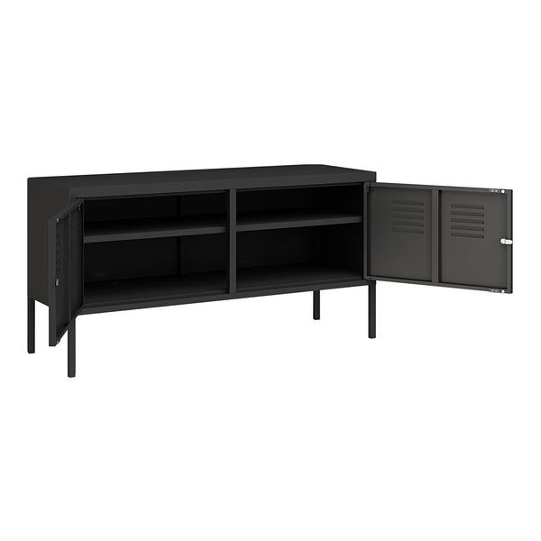 Sideboard Pyhtää 118x40x60cm stål [en.casa]