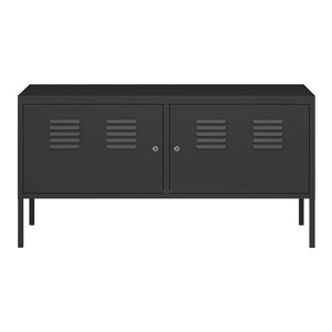 Sideboard Pyhtää 118x40x60cm stål [en.casa]