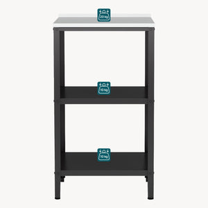 Udendørs stående hylde Bolognano 92x50x50 cm [casa.pro]