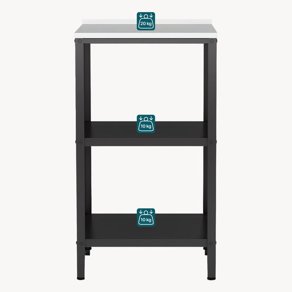 Udendørs stående hylde Bolognano 92x50x50 cm [casa.pro]