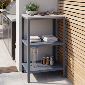 Udendørs stående hylde Bolognano 92x50x50 cm [casa.pro]